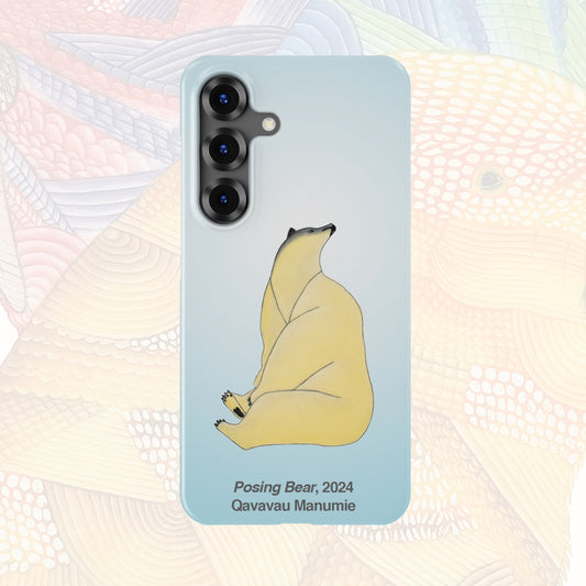 Galaxy S24+/S25+ - Nunacase - Qavavau Manumie--Posing Bear - 2024