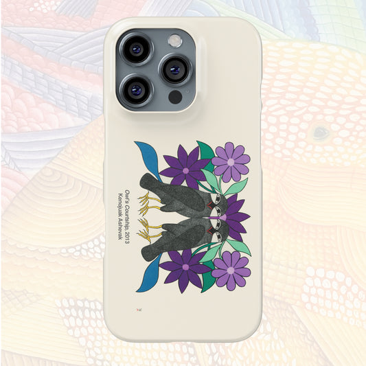 iPhone 15 Pro - Nunacase - Kenojuak Ashevak--Owl’S Courtship - 2013