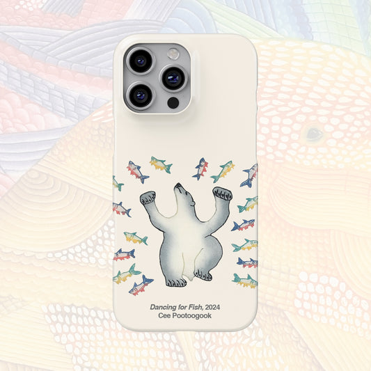 iPhone 15 Pro - Nunacase - Cee Pootoogook--Dancing For Fish - 2024